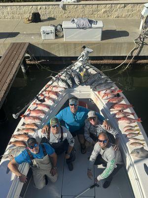 We released countless snapper, grouper, amberjack and other species.