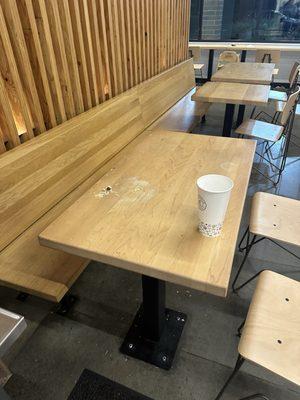 More dirty tables