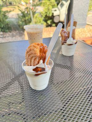 Churro ice cream