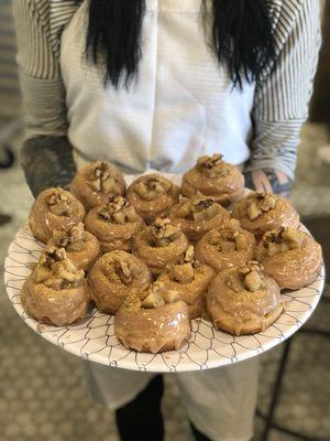 Brioche "apple pie" donuts