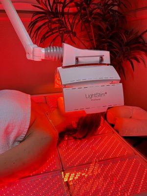 The LightStim LED Bed makes red light therapy easy. Take a nap while your skin and body gets some much needed love.