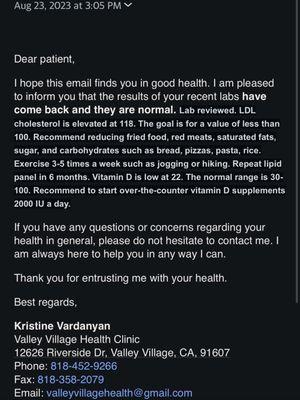 Valley Village Health Clinic: Kristine Vardanyan, MD