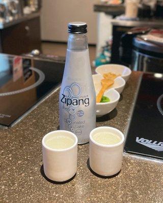 Zipang sparkling sake / $18