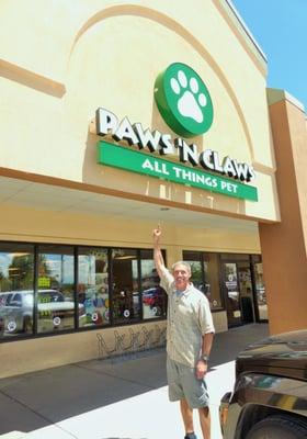 Dave Terranova is the owner of Paws 'n Claws All Things Pet in Central Park Plaza.