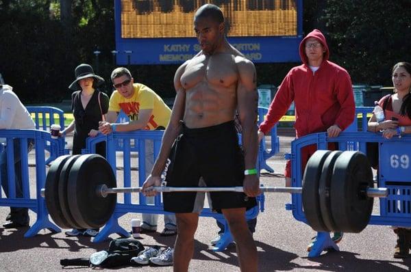 Crossfit Sectionals 2010 @ Drake Stadium [UCLA], Max Reps of 275lbs Deadlifts