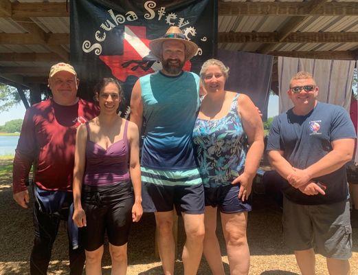 My wife and I on our scuba graduation!