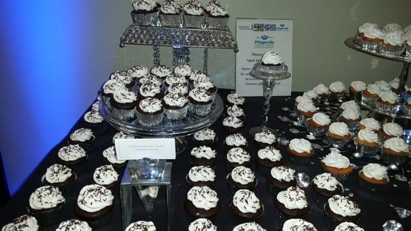 Triple Chocolate cupcakes for PCC 30th anniversary