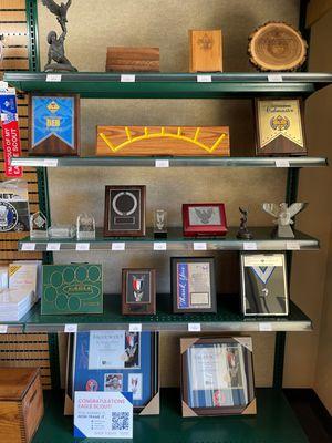 To help make memories last, come check out out awards section today!