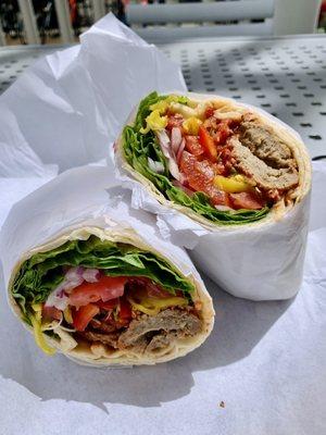 Beef Meatball Wrap