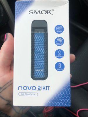 Novo 2 kit...lasts long and works great for nicotine users!