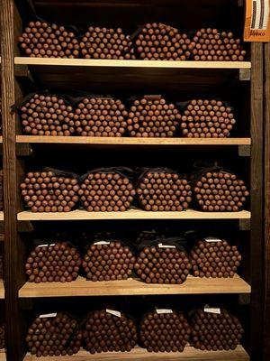 Inside look at the way the cigars are stored