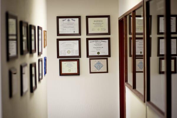 Multiple accreditation and certifications