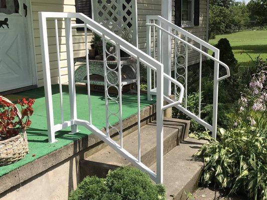 Handrails designed, fabricated and installed