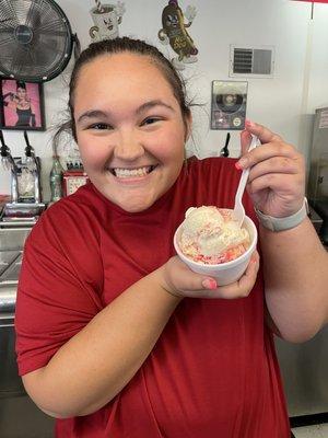 Strawberry Cheesecake Icecream