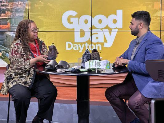 Was a guest on Good day Dayto