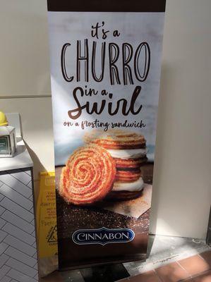 Churro Swirl frosting sandwich