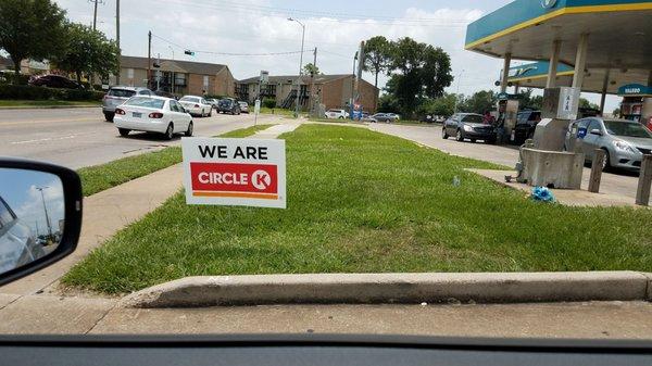 First Circle K sign