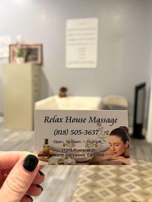 Relax House Massage