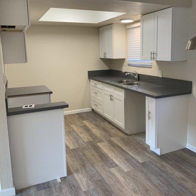 Our apartment kitchen renovated.