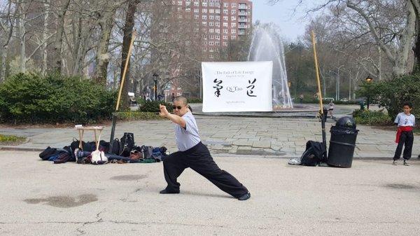 Hung Ga Kung Fu at Grand Army Plaza on the World Tai  Chi & Qigong Day. 4/30/2018