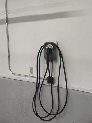 Conduit and NEMA 14-50 receptacle.