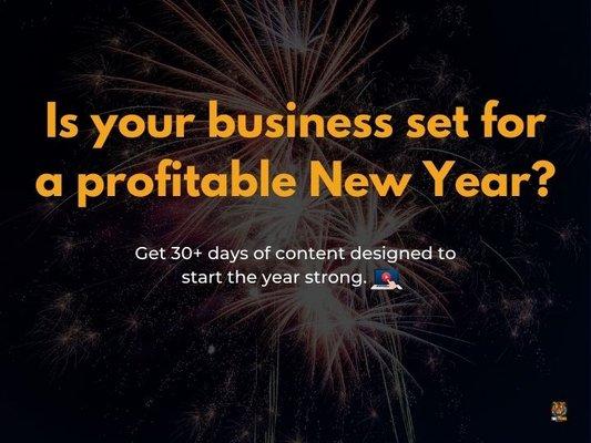 2025 is here! #newyearsresolution #businessmarketing #marketingagency #brandphotography #commercialvideography #websites #funnels