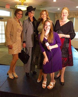 Fabulous Cancer Surviving Women modeling Mabel Fashions at the "Celebration of Women" event at Traditions at The Glenn.