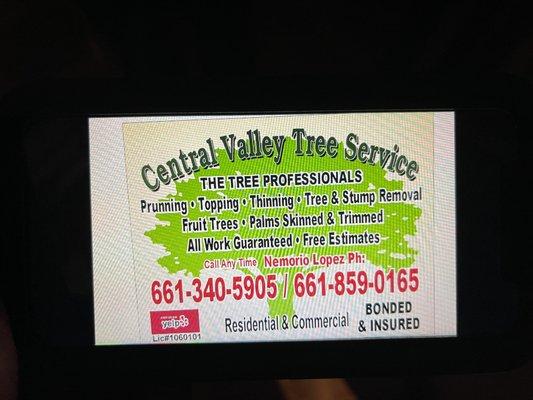 Central Valley Tree Service