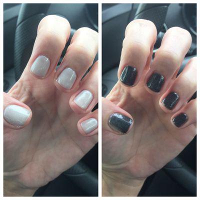 Color change nails!! Hot to cold!