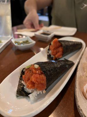 Spicy Tuna Handrolls