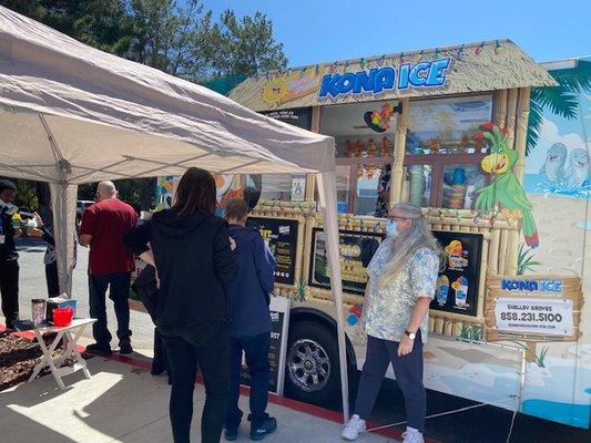 Celebrating National Hospital Week with Hawaiian Shave Ice for all staff on 5/12/2022