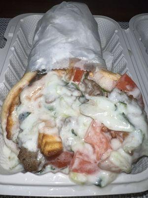 Beef and Lamb Gyro Pita