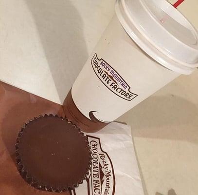 Peanut butter cup and hot cocoa! Both to die for!