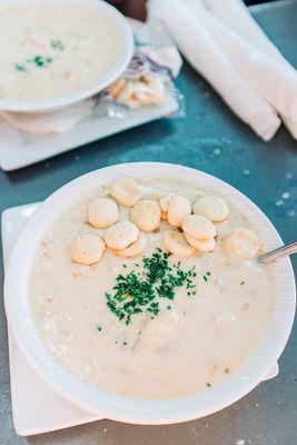 delicious seafood chowder