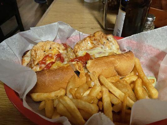 Chicken Philly grinder