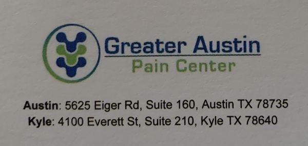 Greater Austin Pain