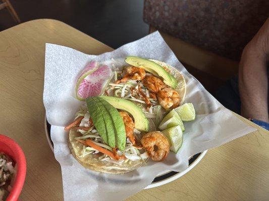 Shrimp tacos