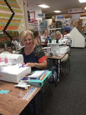 Great Patsy Shields serger class