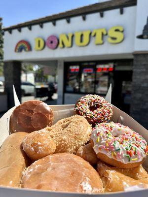 Rainbow Donuts