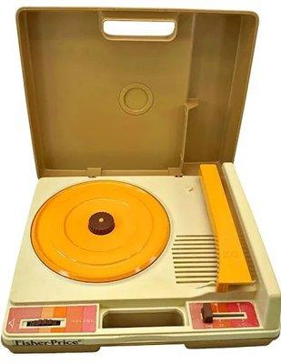 Vintage fisher price record player