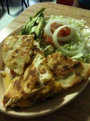 Quesadilla plate