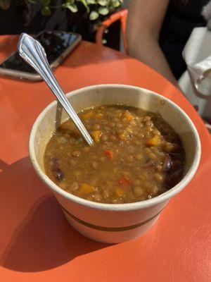 Egyptian lentil soup