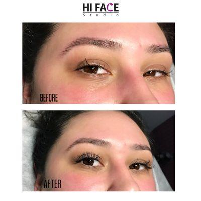 Eyelash Extensions re-fill at Hi Face Studio by Mary