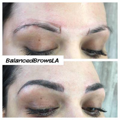 Microblading - before and after