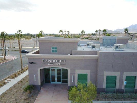 Randolph Law Firm Building Aerial view