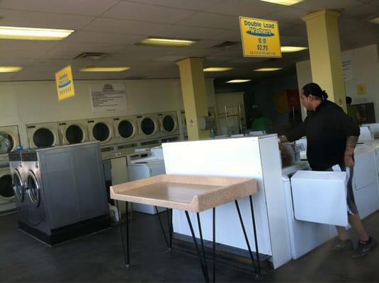 Inside Santa Fe Laundry.