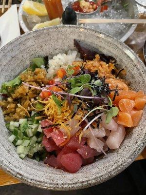 (D) Sashimi Bibimbap