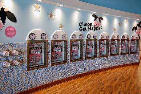 Happy Cow Frozen Yogurt store design by Mindful Design Consulting.