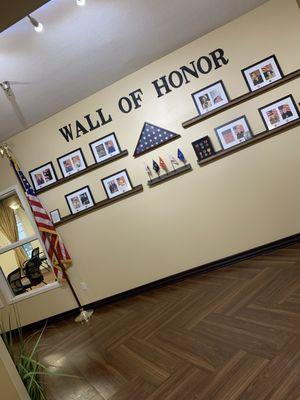 Wall of Honor of Residents