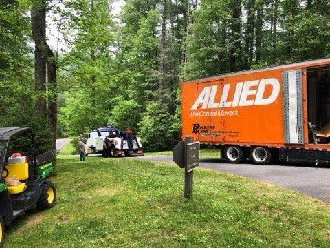 Allied movers at 'work'?